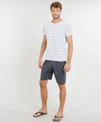Pijama-Masculino-Listrado-Manga-Curta-Branco-9442570-Branco_1