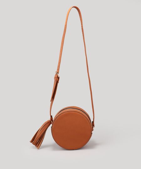 Bolsa-Feminina-Redonda-Transversal-com-Tassel-Caramelo-9200576-Caramelo_1 Bolsa-Feminina-Redonda-Transversal-com-Tassel-Caramelo-9200576-Caramelo_1
