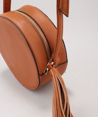 Bolsa-Feminina-Redonda-Transversal-com-Tassel-Caramelo-9200576-Caramelo_5