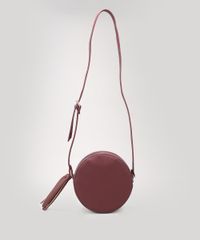 Bolsa-Feminina-Redonda-Transversal-com-Tassel-Vinho-9200576-Vinho_1