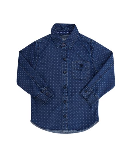 Camisa-Jeans-Estampada-Azul-Escuro-8388950-Azul_Escuro_1 Camisa-Jeans-Estampada-Azul-Escuro-8388950-Azul_Escuro_1