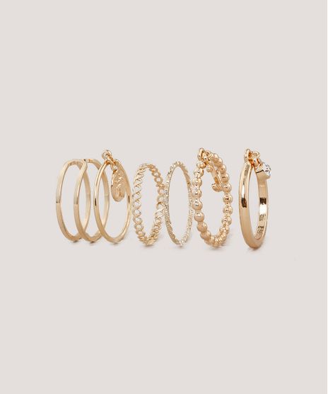 Kit-de-6-Aneis-Femininos-Dourado-9413004-Dourado_1