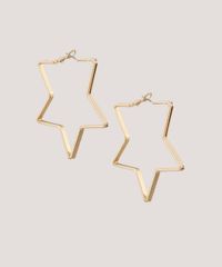 Brinco-Feminino-de-Argola-Estrela-Dourado-9413295-Dourado_3
