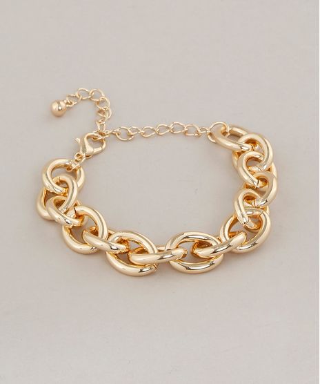 Pulseira-Feminina-de-Corrente-Dourada-9413275-Dourado_1