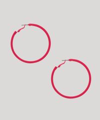 Brinco-Feminino-de-Argola-Carnaval-Rosa-9413301-Rosa_1