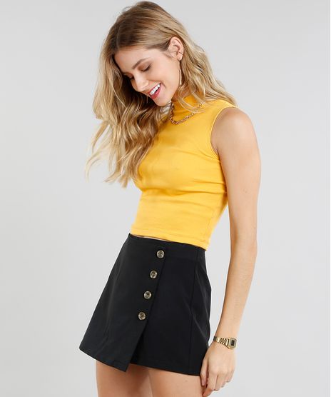 Regata-Feminina-Cropped-Gola-Alta-Basica-Canelada-Mostarda-8449098-Mostarda_1