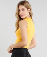 Regata-Feminina-Cropped-Gola-Alta-Basica-Canelada-Mostarda-8449098-Mostarda_2
