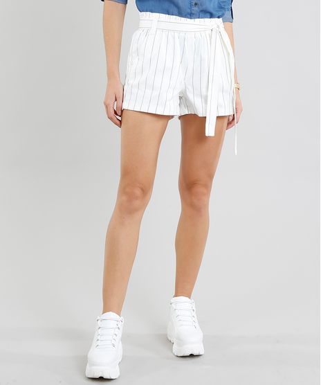 Short-de-Sarja-Feminino-Clochard-Listrado-com-Faixa-para-Amarrar-Off-White-9287370-Off_White_1