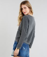 Blusao-Feminino-em-Moletom--Born-in-the-U-S-A---Decote-Redondo-Chumbo-9425881-Chumbo_2