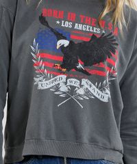 Blusao-Feminino-em-Moletom--Born-in-the-U-S-A---Decote-Redondo-Chumbo-9425881-Chumbo_4