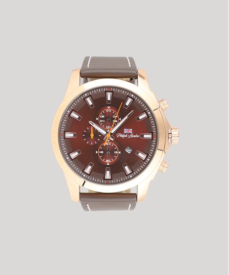 Relogio-Cronografo-Philiph-London-Masculino---PL80014612M-Marrom-9056724-Marrom_1