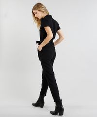 Macacao-Feminino-com-Faixa-para-Amarrar-Manga-Curta-Preto-9364254-Preto_2