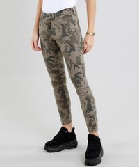Calca-de-Sarja-Feminina-Cigarrete-Push-Up-Estampada-Camuflada-Verde-Militar-9454071-Verde_Militar_1