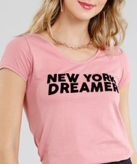 Blusa-Feminina--New-York-Dreamer--Manga-Curta-Decote-Redondo-Rose-9424909-Rose_4