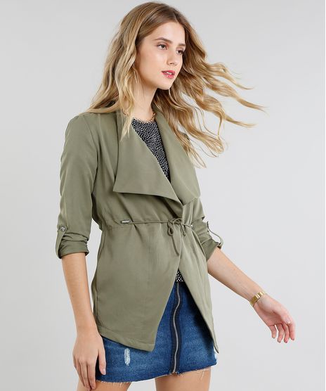 Parka-Feminina-Assimetrica-com-Bolsos-Verde-Militar-9368774-Verde_Militar_1