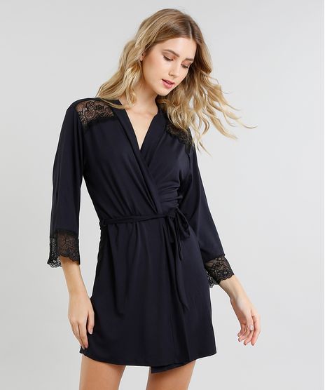 Robe-Feminino-com-Renda-Manga-Curta-Preto-9354434-Preto_1