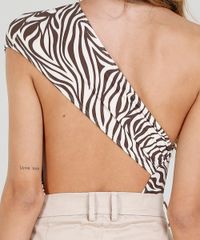 Maio-Body-Feminino-Mindset-Estampado-Animal-Print-Um-Ombro-So-Bege-Claro-9516555-Bege_Claro_4