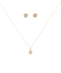 Kit-de-Colar---Par-de-Brincos-Trevo-de-Quatro-Folhas-Dourado-8349269-Dourado_1