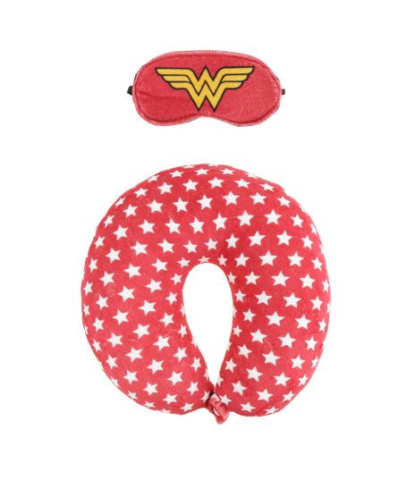 Kit-de-Apoio-de-Cabeca---Tapa-Olho-Mulher-Maravilha-Vermelho-8414853-Vermelho_1