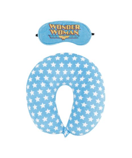 Kit-de-Apoio-de-Cabeca---Tapa-Olho-Mulher-Maravilha-Azul-Claro-8414853-Azul_Claro_1