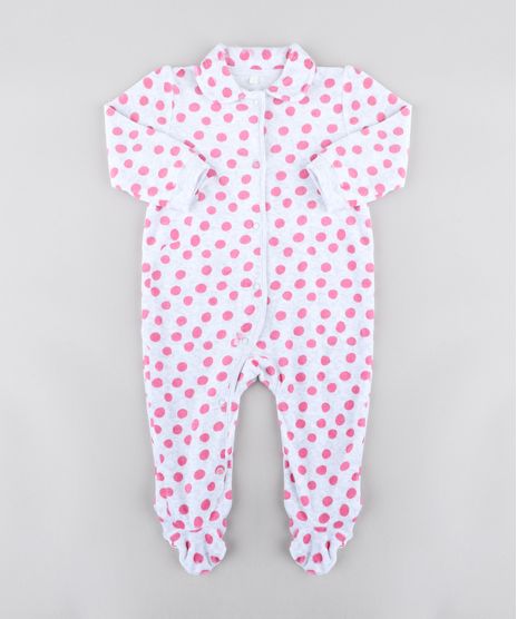 Macacao-Infantil-Estampado-de-Poa-em-Plush-Manga-Longa-Cinza-Mescla-Claro-9195537-Cinza_Mescla_Claro_1