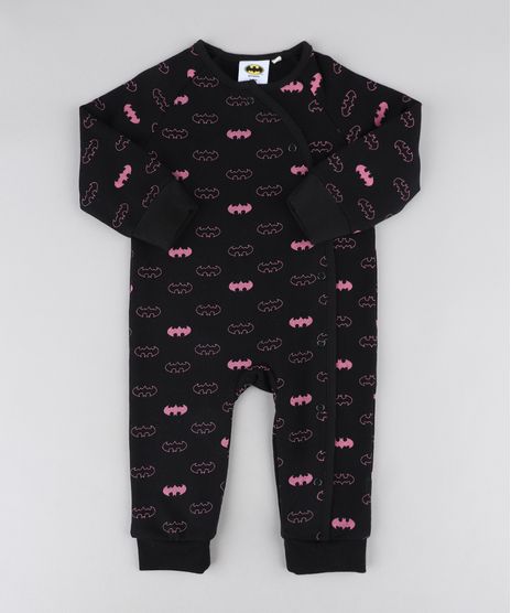Macacao-Infantil-Batgirl-Estampado-em-Moletom-Manga-Longa-Preto-9205113-Preto_1