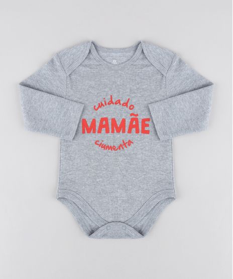 Body-Infantil--Mamae-Ciumenta--Manga-Longa-Decote-Redondo-Cinza-Mescla-9208152-Cinza_Mescla_1