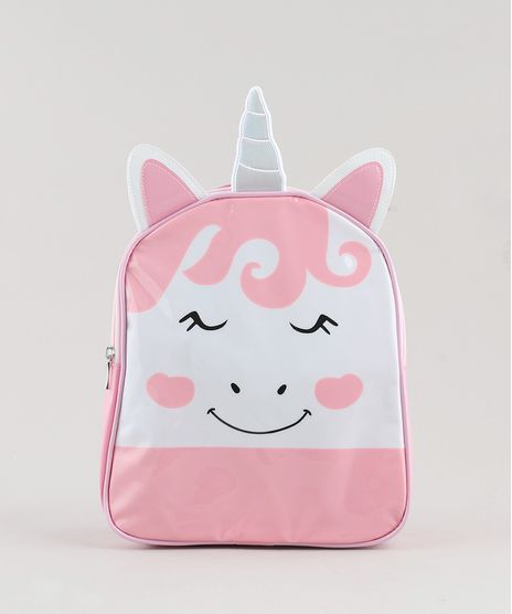 Mochila-Infantil-Unicornio-com-Orelhas-e-Chifre-Rosa-9440445-Rosa_1