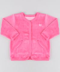 Cardigan-Infantil-com-Bolsos-em-Plush-Pink-9195535-Pink_1