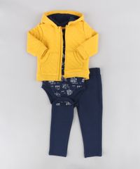 Conjunto-Infantil-de-Blusao-com-Capuz-Amarelo---Body-Estampado-Manga-Longa---Calca-em-Moletom-Azul-Marinho-9205051-Azul_Marinho_1