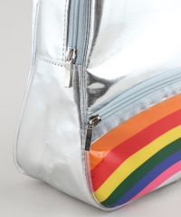 Mochila-Infantil-Metalizada-Arco-Iris-com-Bolso-Prateada-9440386-Prateada_4
