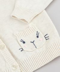 Cardigan-Infantil-em-Trico-com-Bolsos-Bege-Claro-9205054-Bege_Claro_4