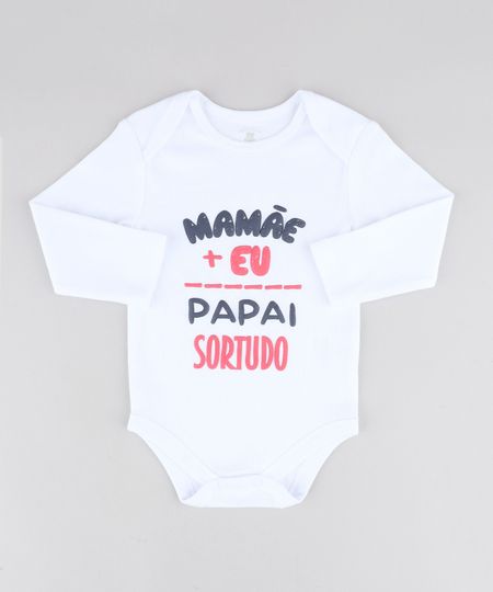 Body-Infantil--Papai-Sortudo--Manga-Longa-Decote-Redondo-Branco-9208127-Branco_1