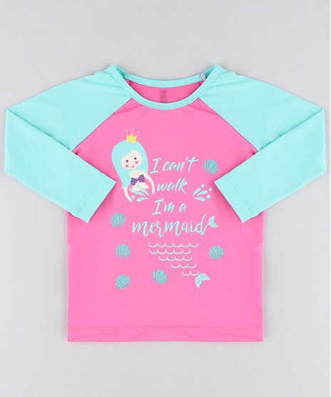 Blusa-de-Praia-Infantil-Raglan-com-Estampa-de-Sereia-Manga-Longa-Pink-9422311-Pink_1