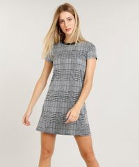 Vestido-Feminino-Curto-Evase-Estampado-Xadrez-Manga-Curta-Cinza-9464748-Cinza_1 Vestido-Feminino-Curto-Evase-Estampado-Xadrez-Manga-Curta-Cinza-9464748-Cinza_1