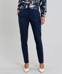 Calca-Social-Feminina-Skinny-com-Bolsos-Azul-Marinho-9352880-Azul_Marinho_1
