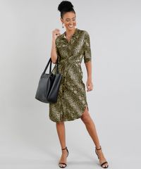 Vestido-Chemise-Feminino-Curto-Estampado-Animal-Print-Manga-Curta-Kaki-9431154-Kaki_3