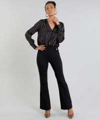 Calca-Feminina-Flare-com-Martingale-e-Botoes-Preta-9372177-Preto_3