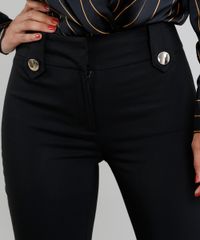 Calca-Feminina-Flare-com-Martingale-e-Botoes-Preta-9372177-Preto_4