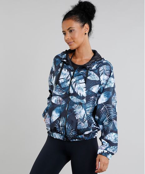 Jaqueta-Corta-Vento-Feminina-Esportiva-Ace-Estampada-de-Folhagem-com-Capuz-Azul-Petroleo-9400441-Azul_Petroleo_1