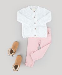 Cardigan-Infantil-com-Bolsos-em-Trico-Texturizado-Branco-9345923-Branco_3