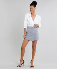 Camisa-Feminina-em-Linho-Estampada-Quadriculada-com-Botoes-Manga-Curta-Decote-V-Off-White-9382346-Off_White_3 Camisa-Feminina-em-Linho-Estampada-Quadriculada-com-Botoes-Manga-Curta-Decote-V-Off-White-9382346-Off_White_3