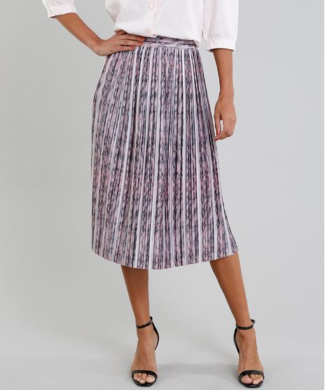 Saia-Midi-Feminina-Plissada-Estampada-Rose-9447948-Rose_1