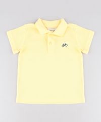 Polo-Infantil-Basica-em-Piquet-Manga-Curta-com-Bordado-Amarela-2-8527029-Amarelo_2_1