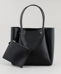 Bolsa-Feminina-Shopper-Grande-com-Piercings--Preta-9108100-Preto_1