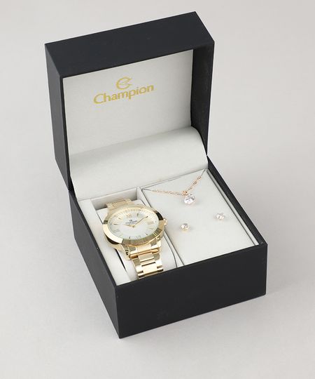 Kit-de-Relogio-Analogico-Champion-Feminino---Brinco---Colar---CH24697J-Dourado-8428588-Dourado_1