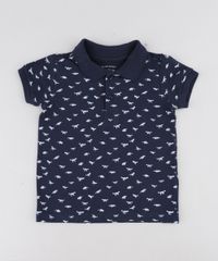 Polo-Infantil-em-Piquet-Estampada-de-Dinossauros-Manga-Curta-Azul-Marinho-9441606-Azul_Marinho_1