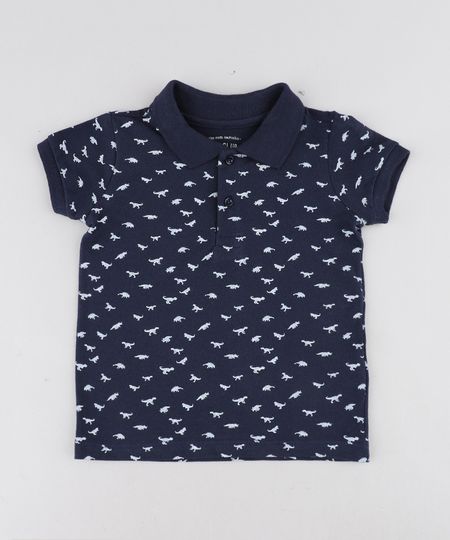 Polo-Infantil-em-Piquet-Estampada-de-Dinossauros-Manga-Curta-Azul-Marinho-9441606-Azul_Marinho_1 Polo-Infantil-em-Piquet-Estampada-de-Dinossauros-Manga-Curta-Azul-Marinho-9441606-Azul_Marinho_1