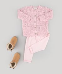 Cardigan-Infantil-com-Bolsos-em-Trico-Texturizado-Rosa-9345924-Rosa_3