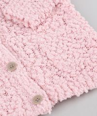 Cardigan-Infantil-com-Bolsos-em-Trico-Texturizado-Rosa-9345924-Rosa_4
